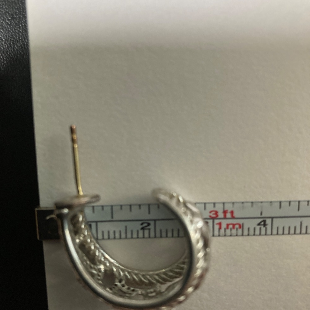 David Yurman Quatrefoil 18K White Gold and Diamonds - Picture 2 of 6